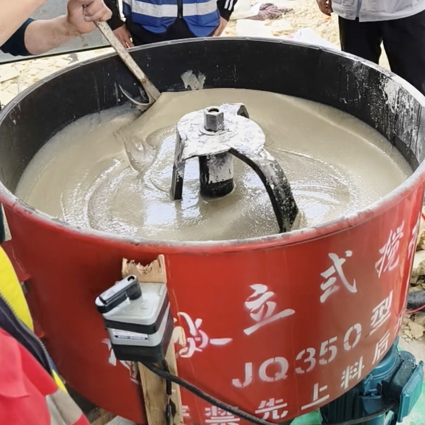 靖宇汽轮机余热压缩机导热油设备底座耐高温环氧树脂灌浆料